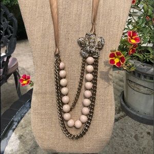 Talbots Ribbon Tie Necklace